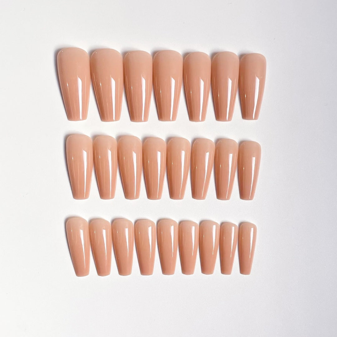 Elegant Glossy Nail Extensions Stornfield