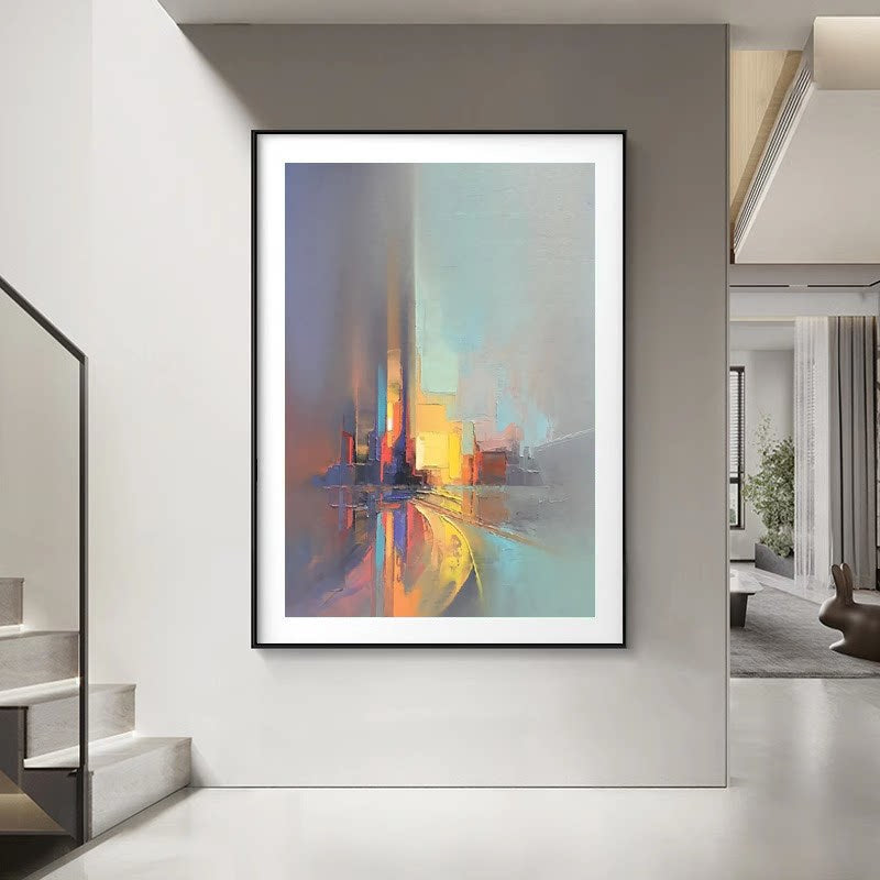 Abstract Impressionist Canvas Wall Art
