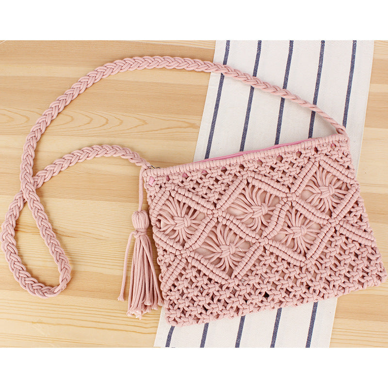 Hand-manipulated Macramé Crossbody Bag Stornfield