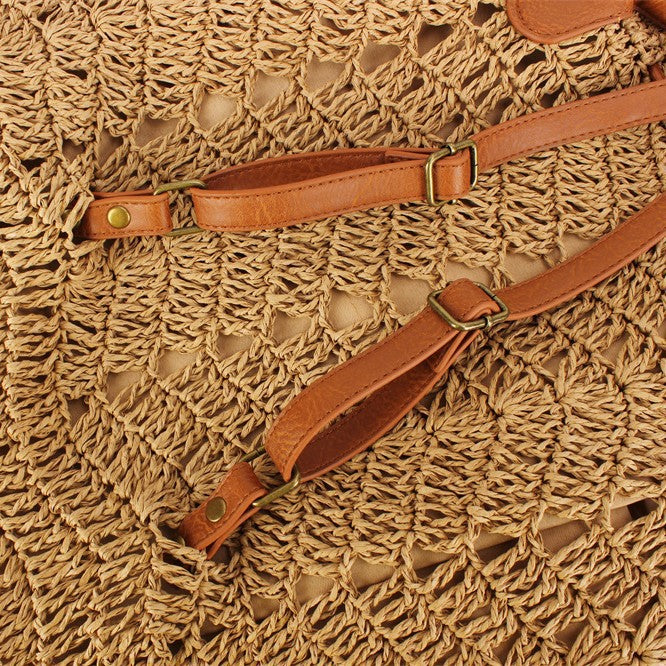 Braided Natural Material Backpack Stornfield