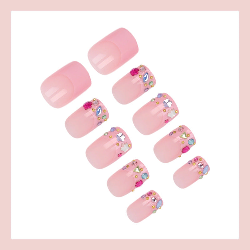 Nail art set with sparkling decorative elements Stornfield