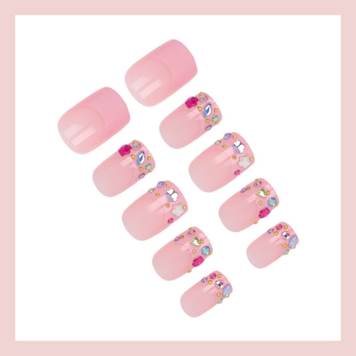 Nail art set with sparkling decorative elements Stornfield