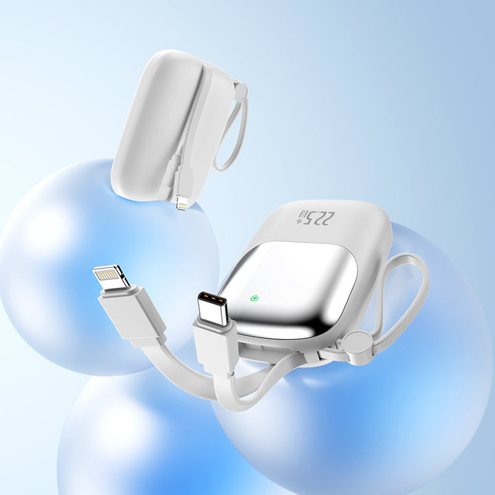 Portable power bank with integrated charging port and LED display Stornfield