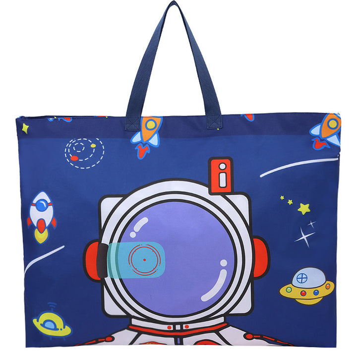 Leisure Shopping Bag with Cheerful Dinosaur Design Stornfield