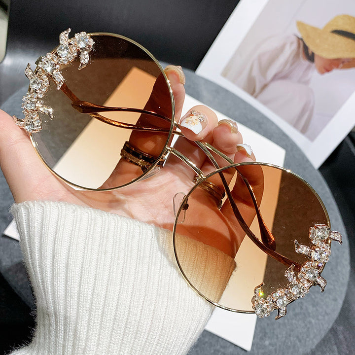 Women's fashion sunglasses with extravagant design and sparkling accents Stornfield