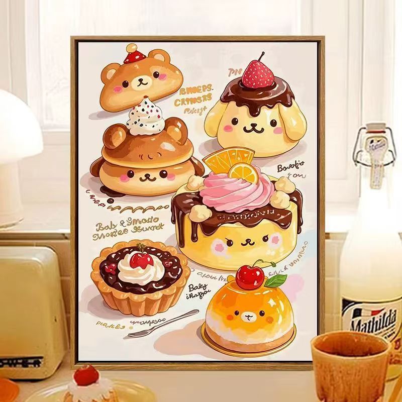 Cute Dessert-Themed Wall Art Stornfield