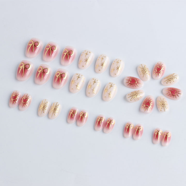 Heart-Embellished Nail Art Set Stornfield