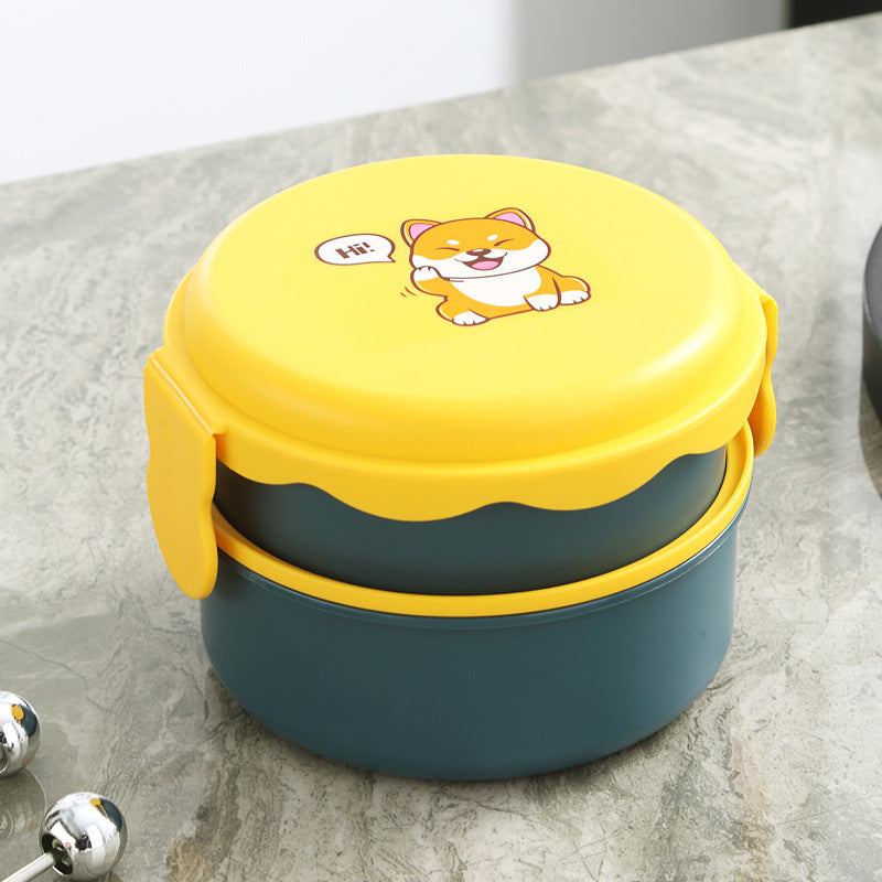 Cartoon-Themed Food Storage Bento Container