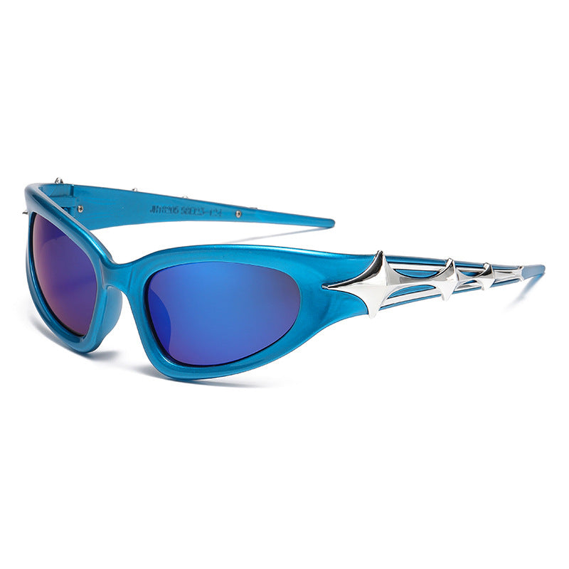 Women futuristic sunglasses with unique star design Stornfield