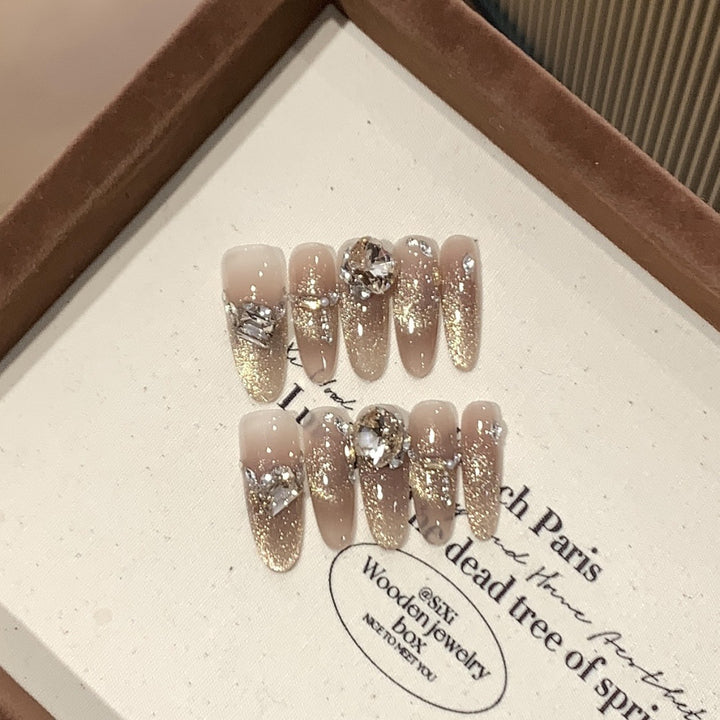 Glamorous Press-On Nail Art Set Stornfield