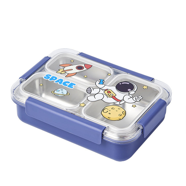 Space-Themed Multi-Compartment Food Storage Container