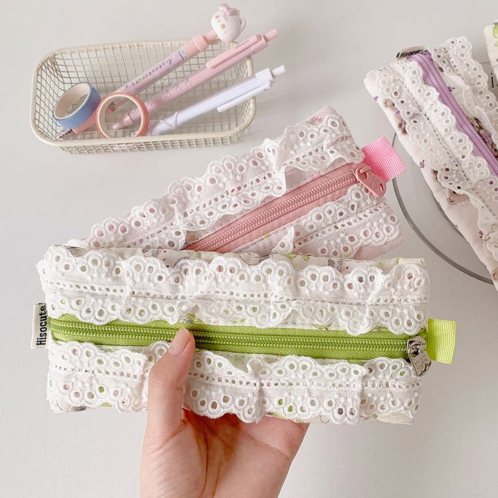 Elegant Lace Design Pencil Case Stornfield