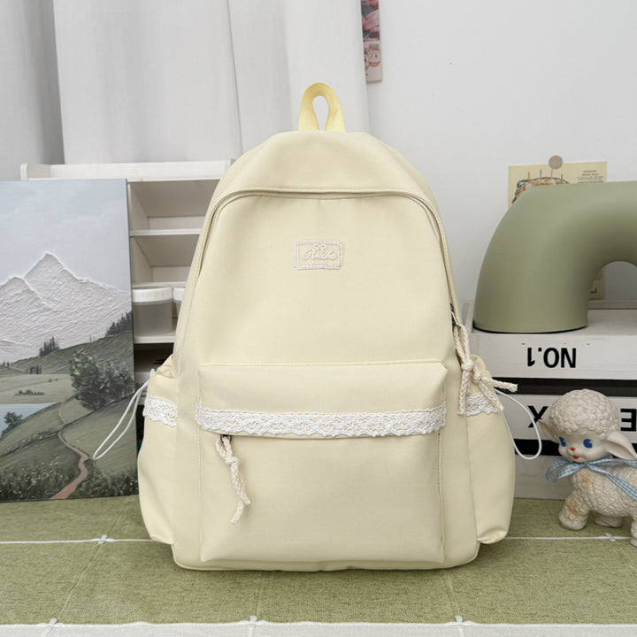 Adorable Lace-Trimmed Backpack Stornfield