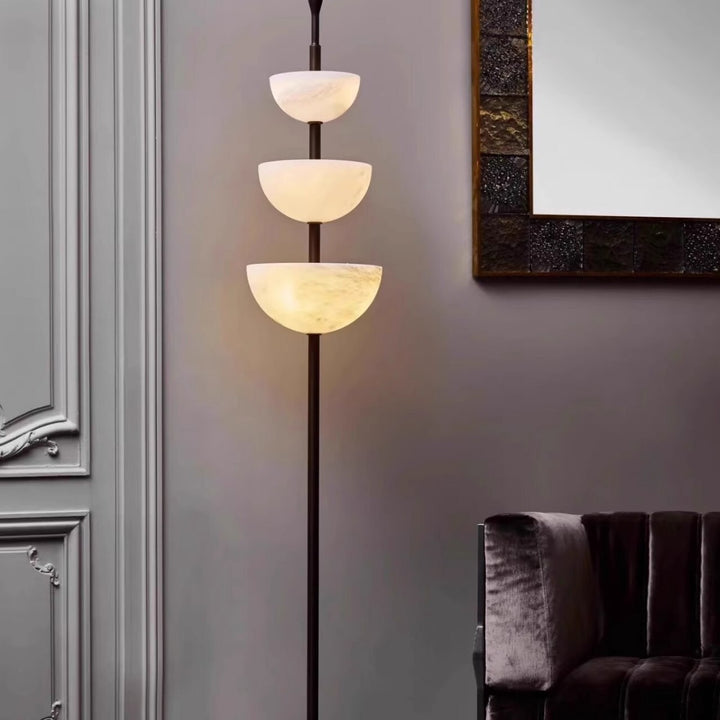 Artistic Alabaster Floor Lamp