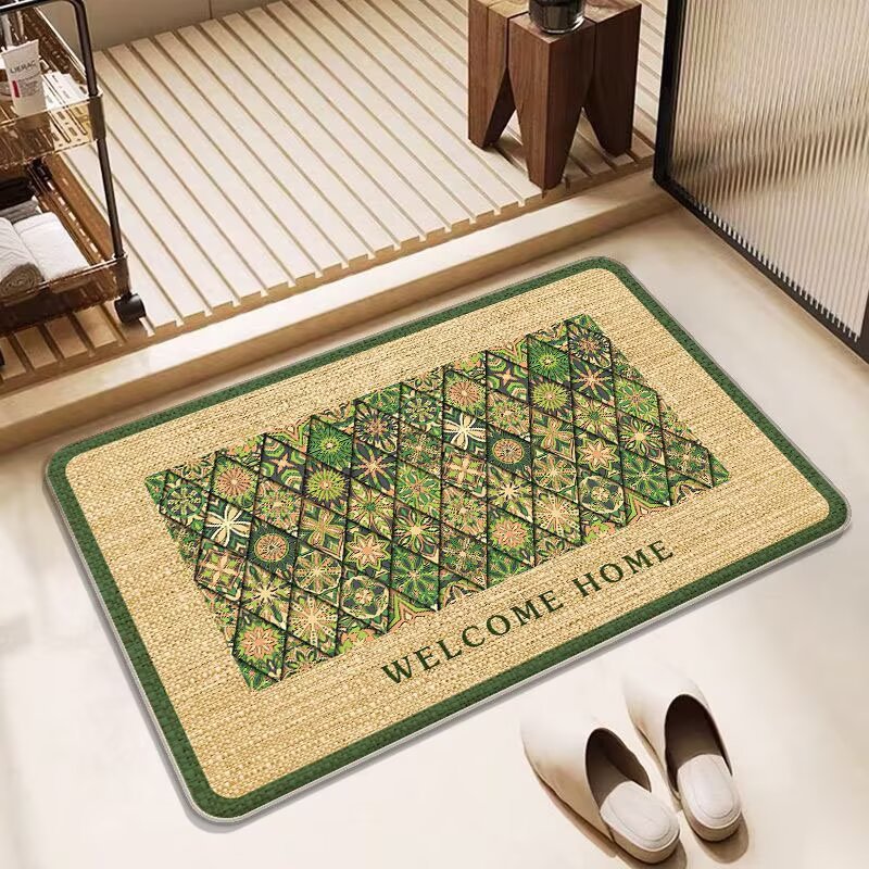 Butterfly-Inspired Decorative Bath Mat Stornfield