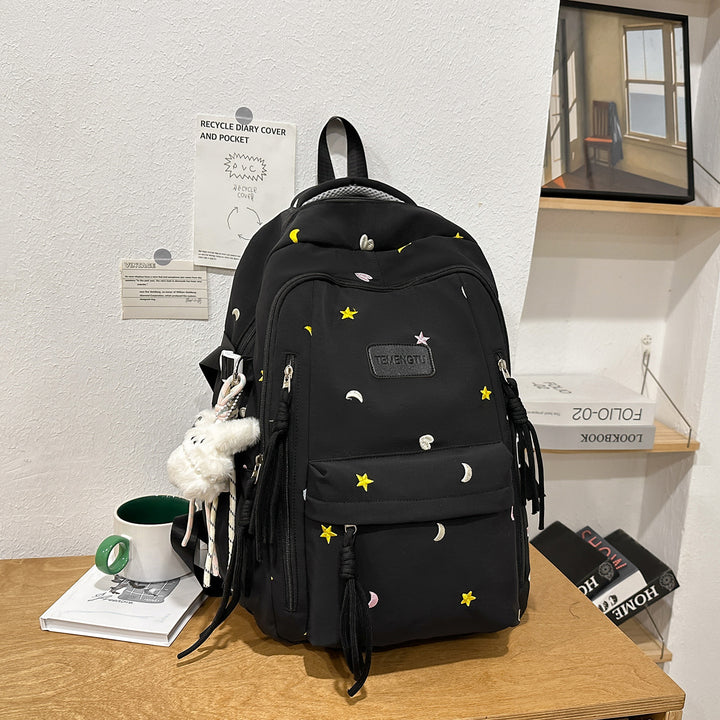 Stylish Embroidered Daily Backpack Stornfield
