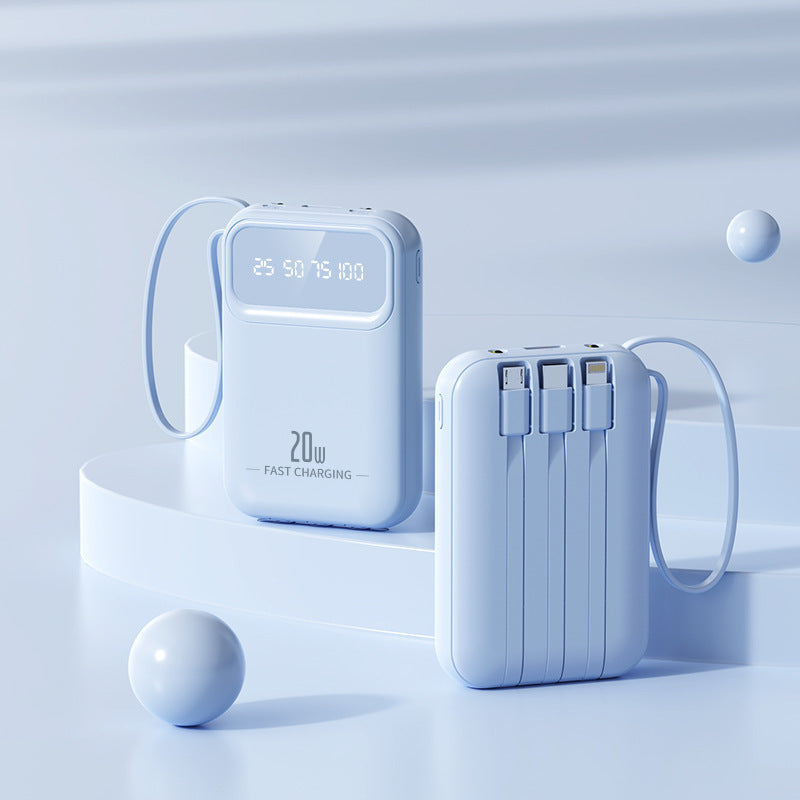 Compact power bank with integrated fast charging ports Stornfield