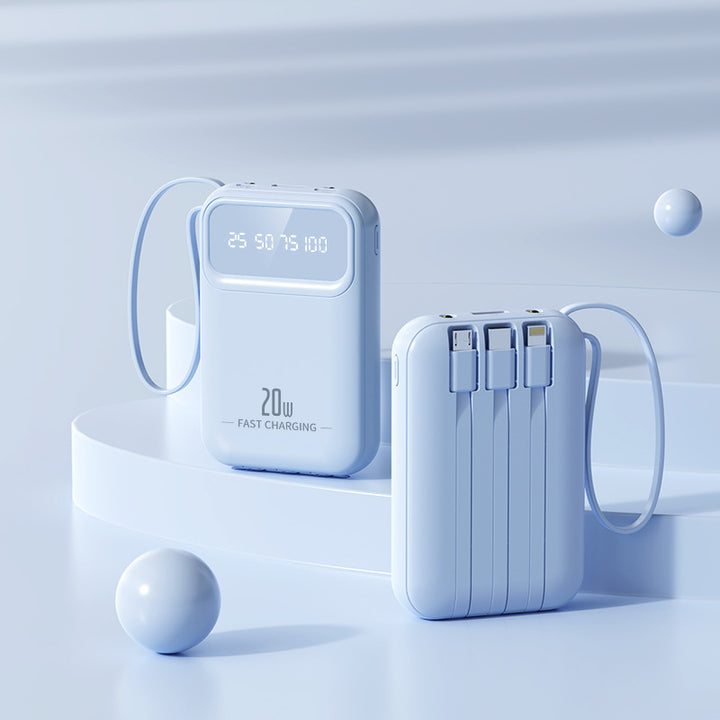 Compact power bank with integrated fast charging ports Stornfield