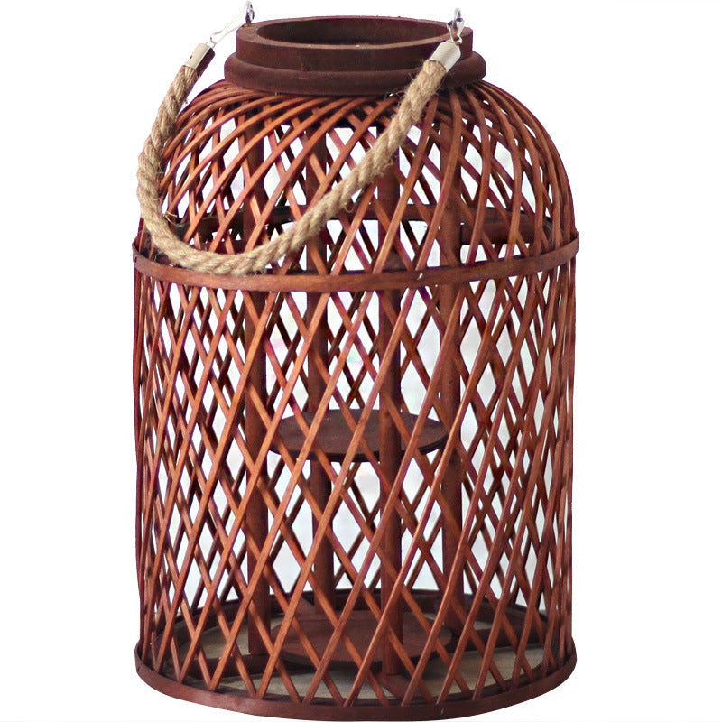 Decorative lantern made of braided material Stornfield