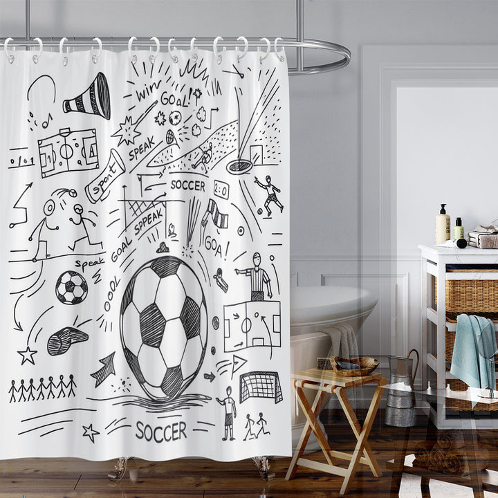Artistic Tree Design Shower Curtain Stornfield