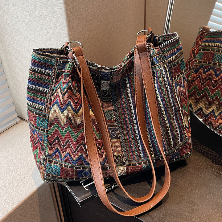 Bohemian Style Woven Handbag