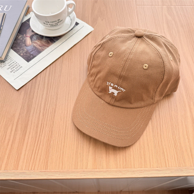 Women's Playful Cat-Embroidered Baseball Cap Stornfield