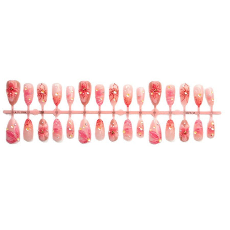 Premium Floral Acrylic Nail Art Set