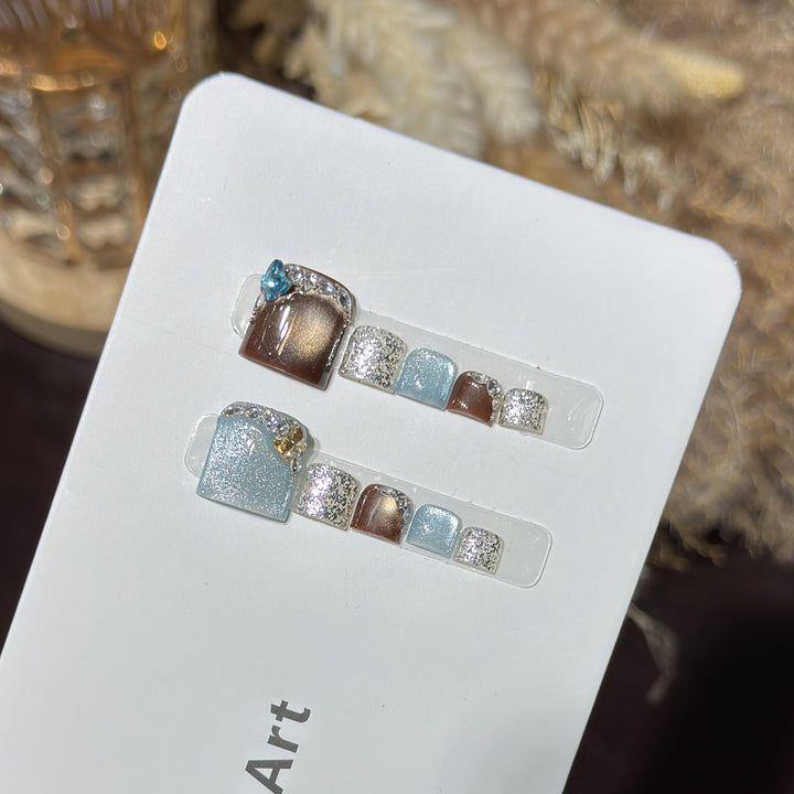 Artistic Nail Art Set with Decorative Elements Stornfield