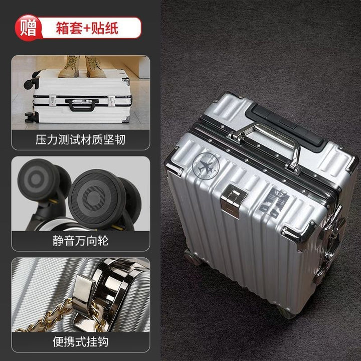 Hard-shell travel suitcase with spacious interior and high-quality rolling system Stornfield