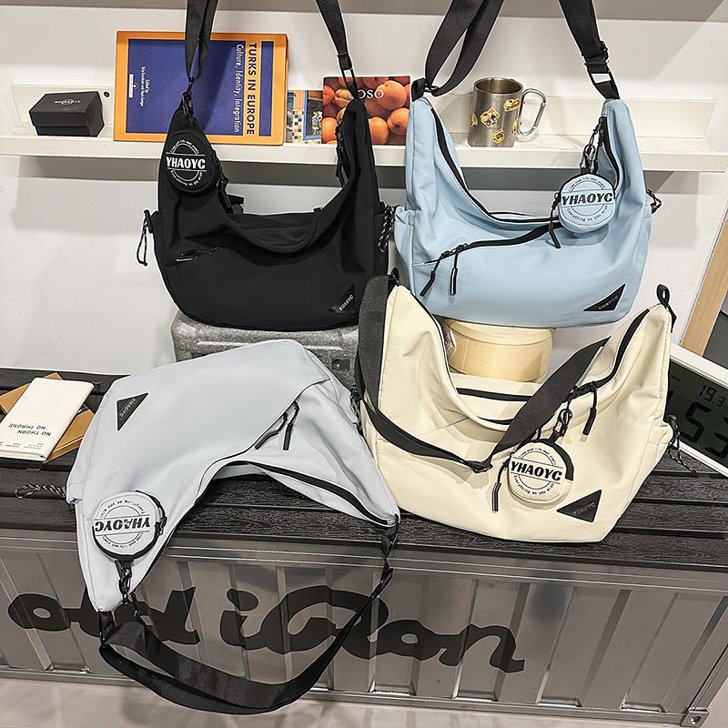 Stylish Shoulder Bag With Multiple Zip Compartments Stornfield