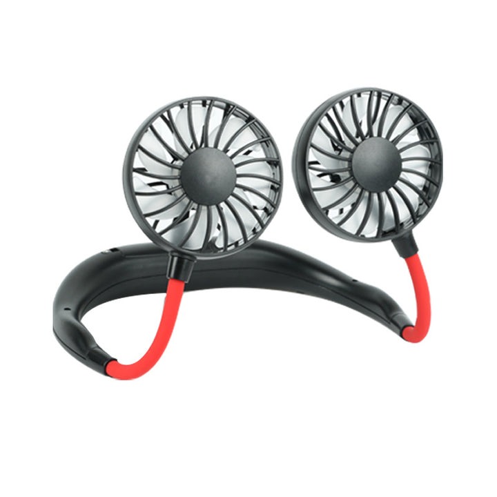 Unisex Dual-Blade Wearable Neck Fan Stornfield