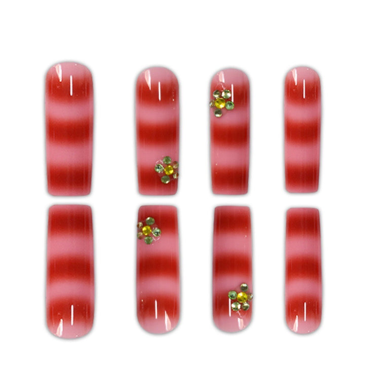 Decorative Long Acrylic Nail Enhancements Stornfield