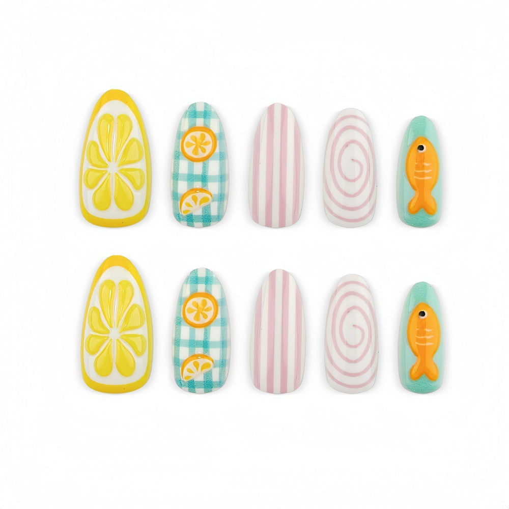 Creative Nail Art with Cheerful Designs Stornfield