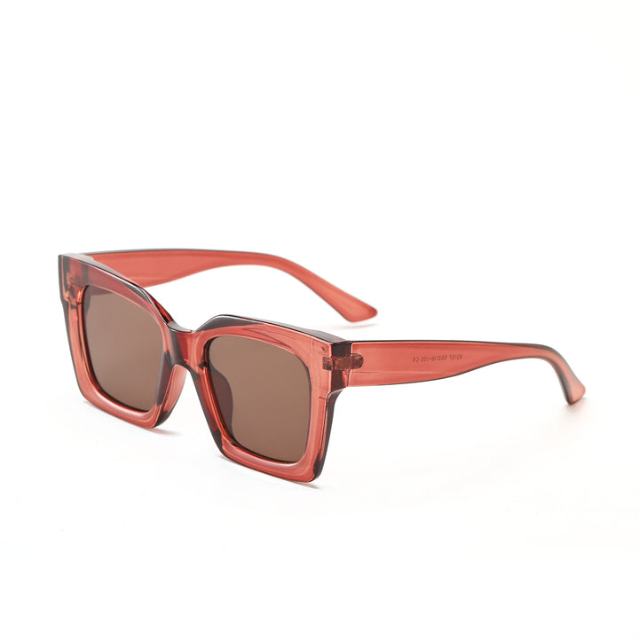 Women's trendy square sunglasses with transparent frame Stornfield