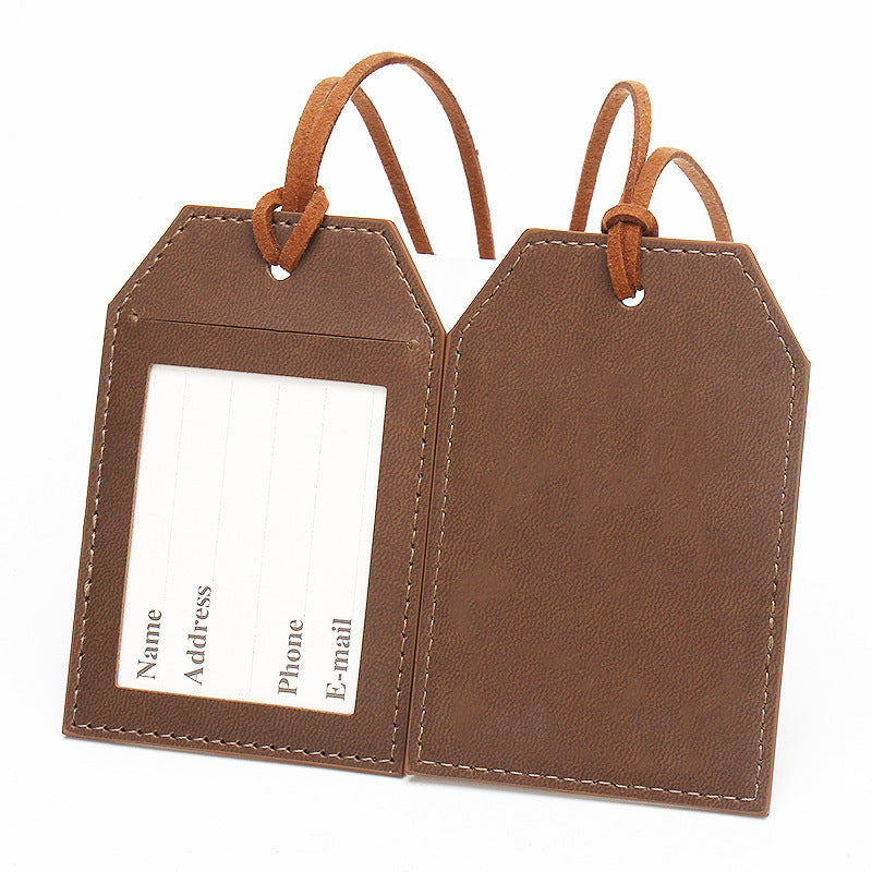Premium Leather Travel Luggage Tag Stornfield
