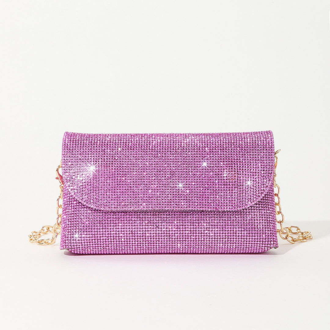 Rhinestone-Studded Evening Clutch
