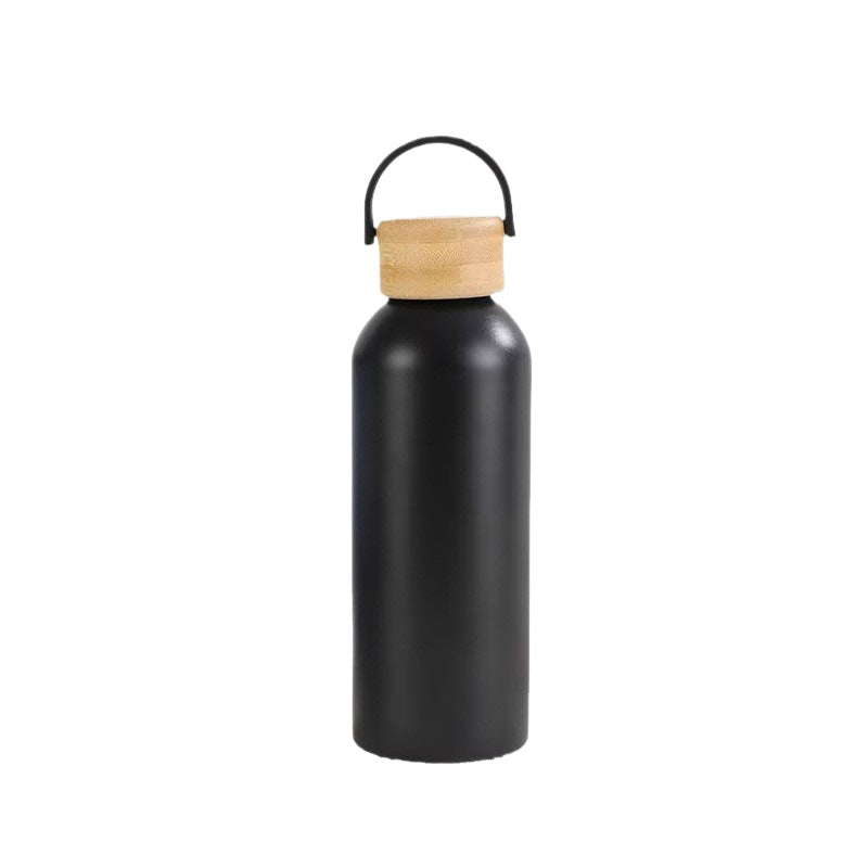 Women elegant and practical insulated bottle with bamboo lid Stornfield