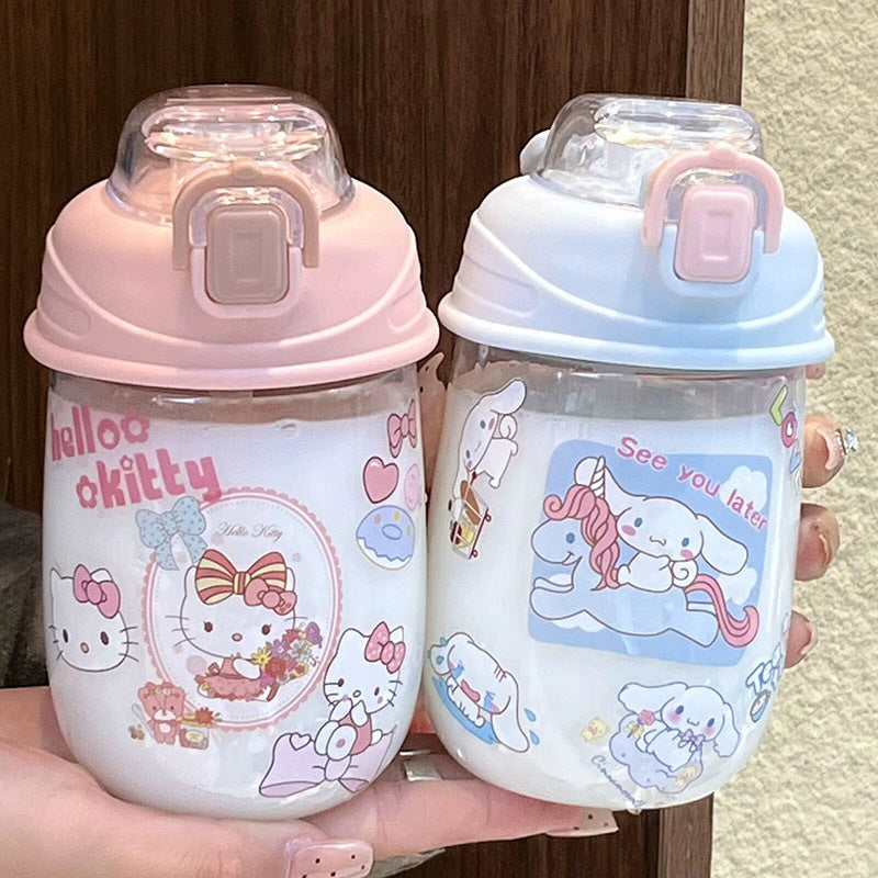 Women's playful drinking bottle with unique safety closure Stornfield