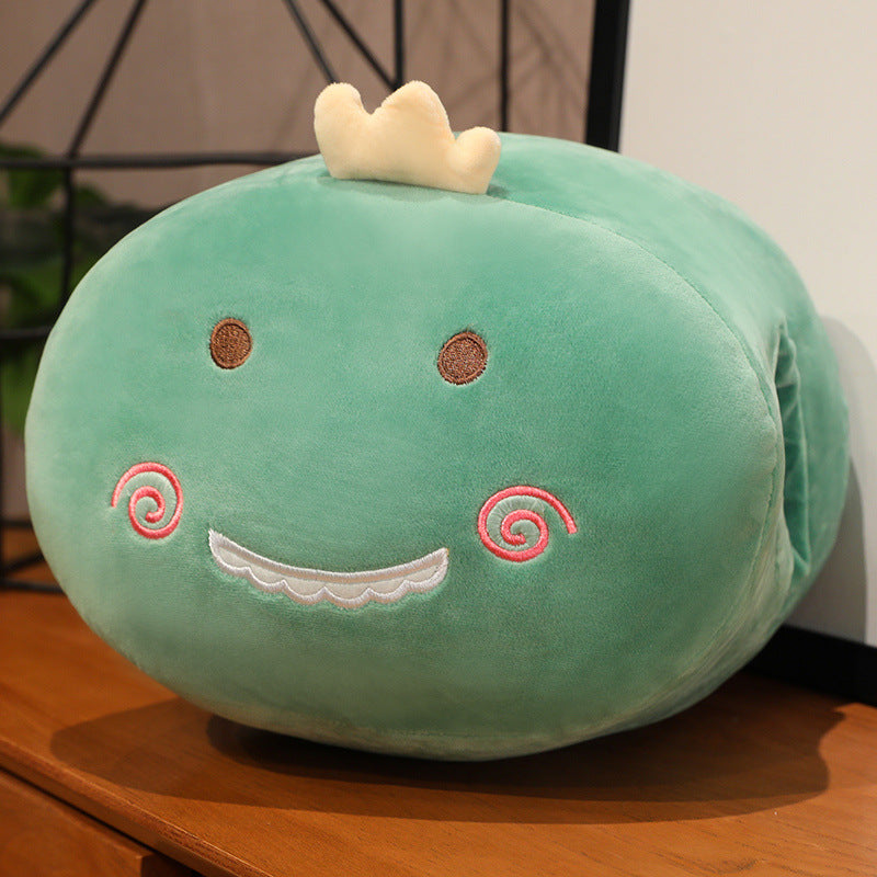 Plush pillow with cactus motif Stornfield