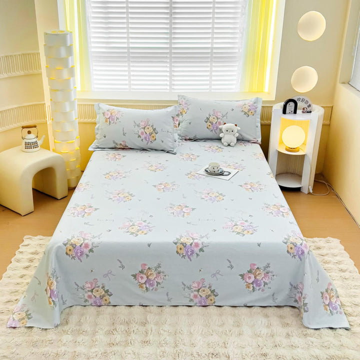 Stylish Plaid Bedspread Set
