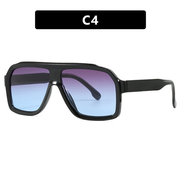 Women's large square sunglasses in a modern design with a sturdy frame Stornfield