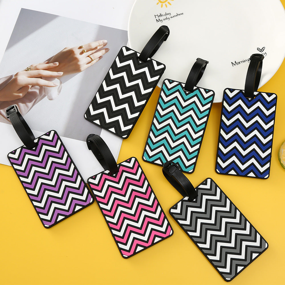 Unisex Chevron Patterned Luggage Tag Stornfield
