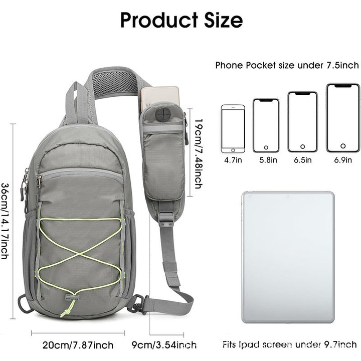 Sling Backpack with Multifunctional Storage and Ergonomic Carrying System Stornfield