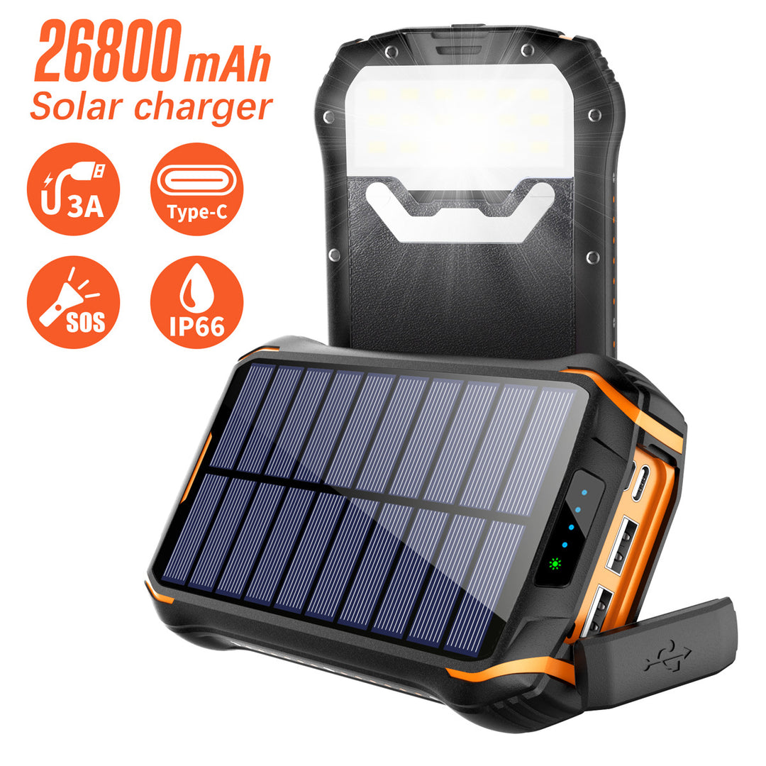 Solar power bank with high storage capacity and IP66 protection Stornfield
