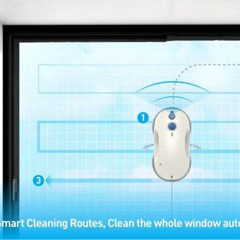 Dual-Head Window Cleaning Robot with Corded Power and Microfiber Pads Stornfield
