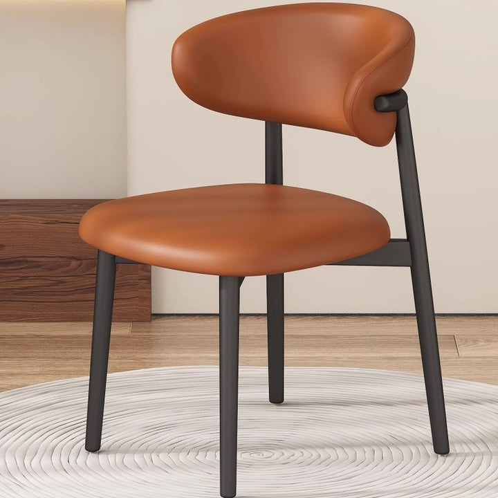 Contemporary Curved Back Dining Chair Stornfield