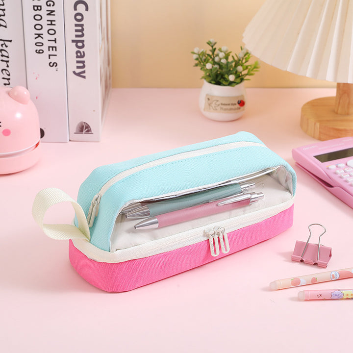 Premium Double-Zipper Pencil Case