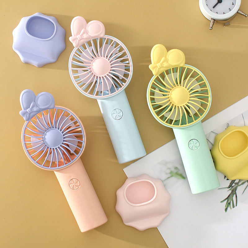 Ladies Portable Hand Fan with Playful Design Stornfield