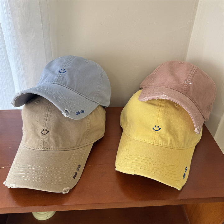 Women's Casual Smile-Embroidered Cap Stornfield
