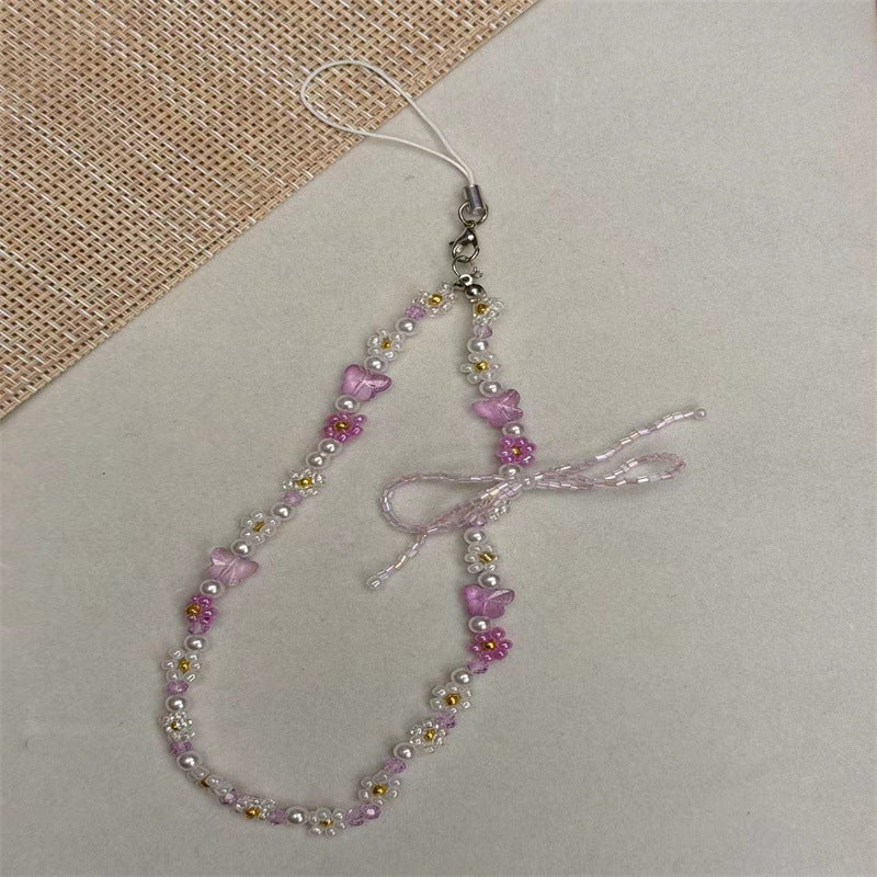 Decorative Butterfly Beaded Eyewear Strap Stornfield